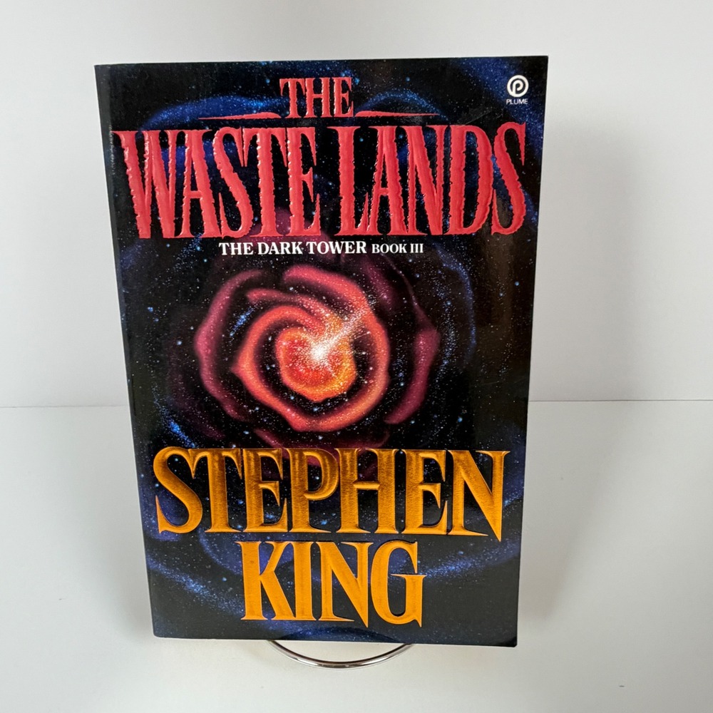 Stephen King The Waste Lands Dark Tower III 1992 Plume 1st Printing Paperback